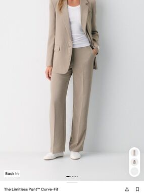 Aritzia The Limitless Pant™ Curve-Fit in Taupe